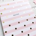 Мини-скетчбук "Notes" светло-розовый - Фото 3