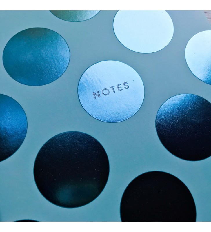 Мини-блокнот на склейке "Notes" голубой