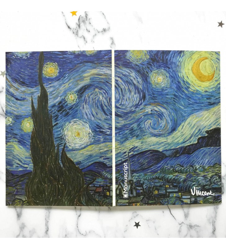 Скетчбук "Van Gogh 1889 Звездная ночь"