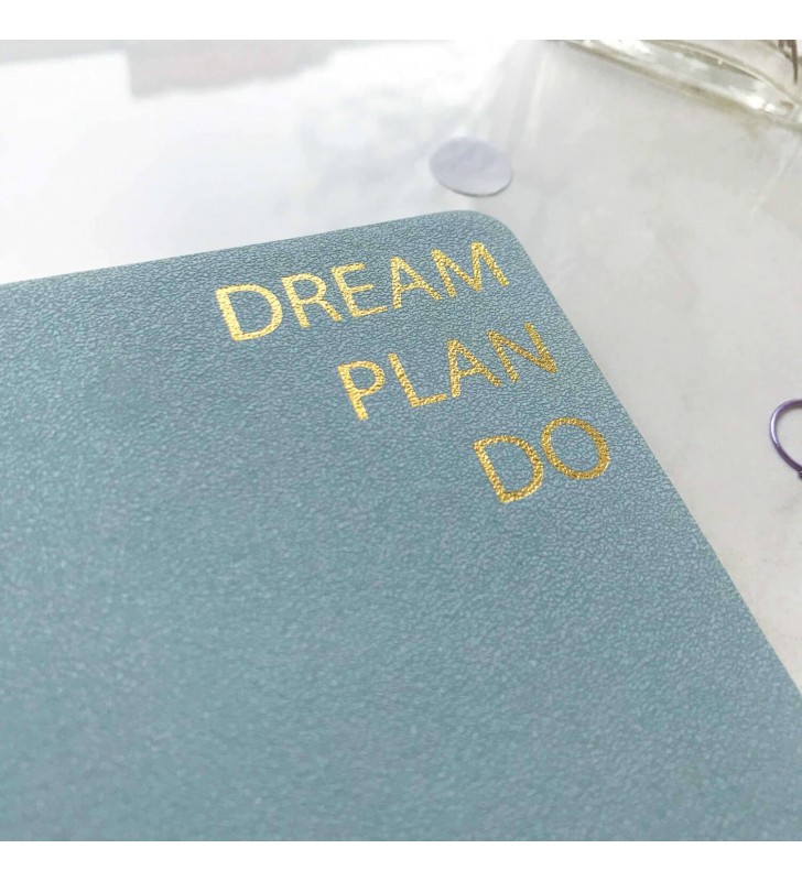 Блокнот в клеточку "Dream, plan, do"