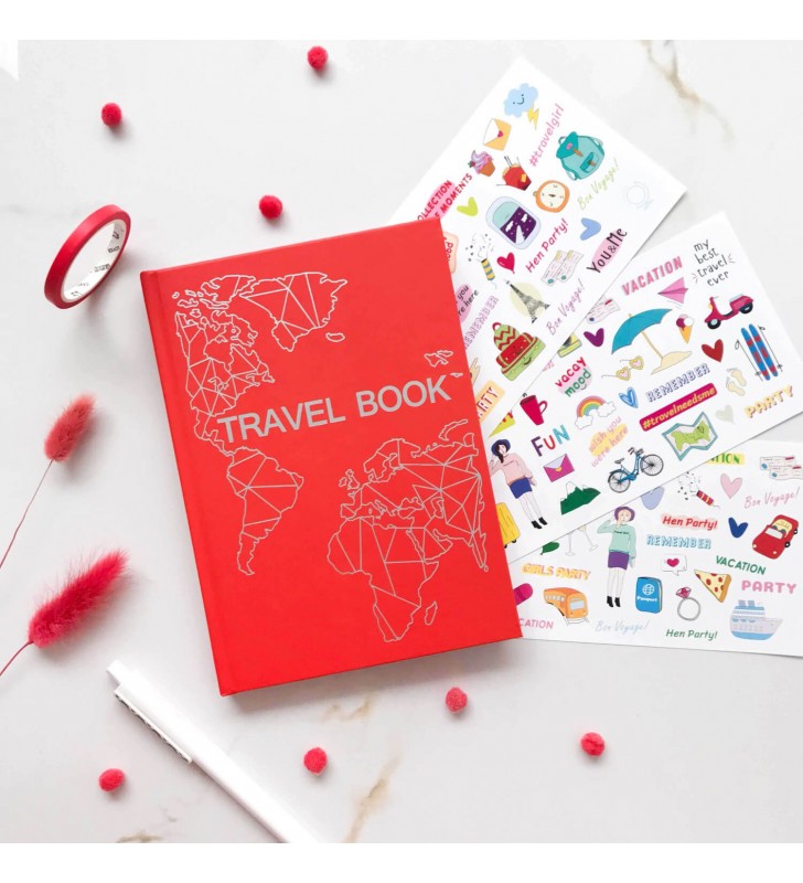 Тревелбук "Travel Book" red