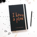 Недельный планер "I have a plan" А5 чёрный - Фото 1