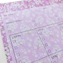 Настольный планер "Weekly schedule" pink flowers - Фото 2