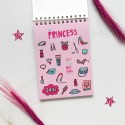 Стикербук "Sticker by sticker" розовый - Фото 8