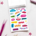 Стикербук "Sticker by sticker" розовый - Фото 25