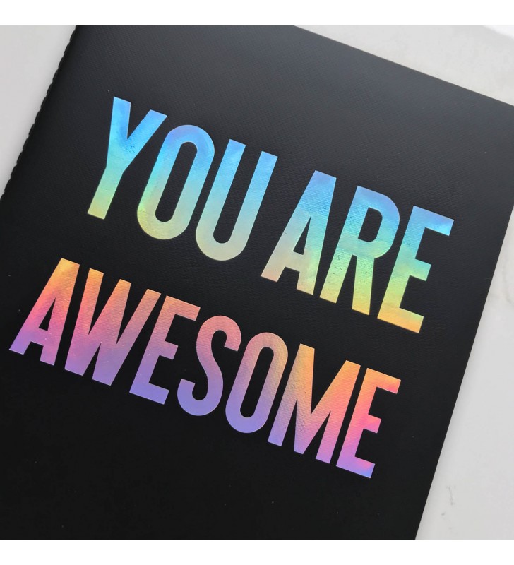 Блокнот в линию "Are you awesome"