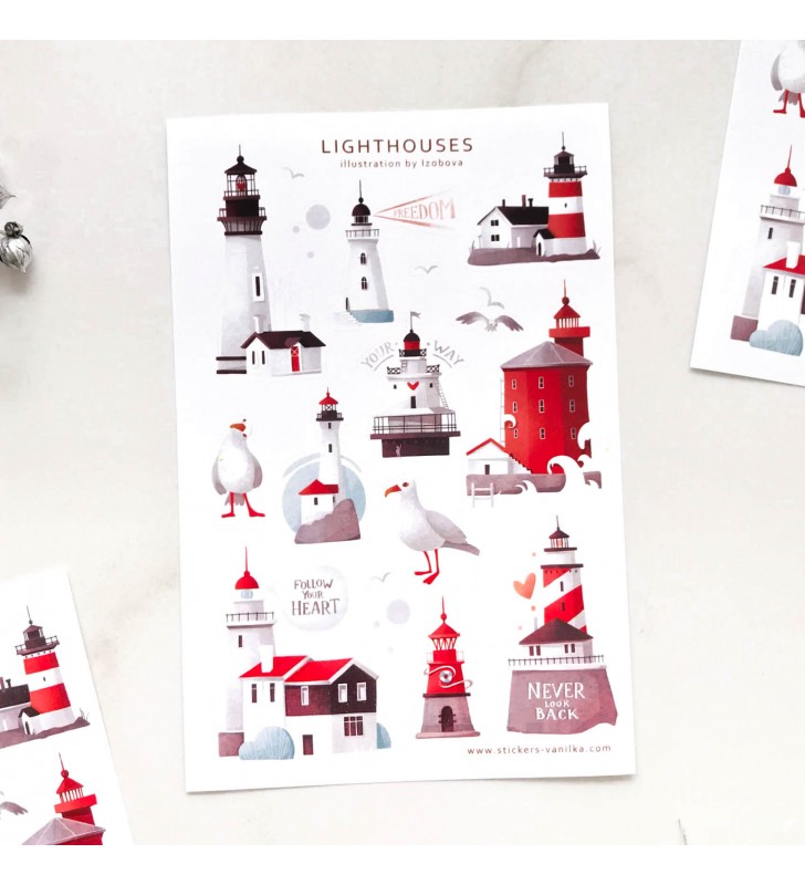 Наклейки "Lighthouses"