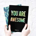 Блокнот в линию "Are you awesome" - Фото 5