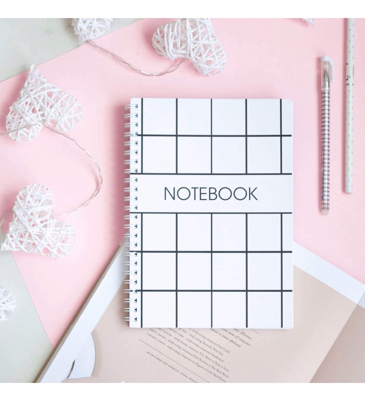 Блокнот в клеточку "Notebook white"
