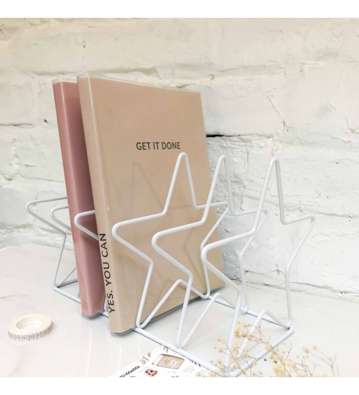 Подставка для книг "Star" white