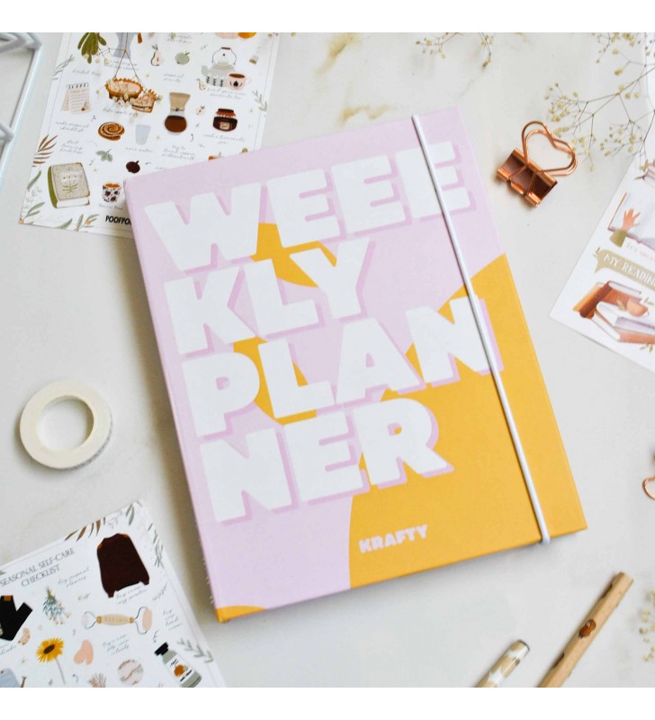 Недельный планер "Weeekly planner" pink