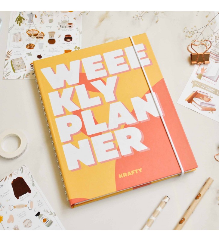 Недельный планер "Weeekly planner" orange