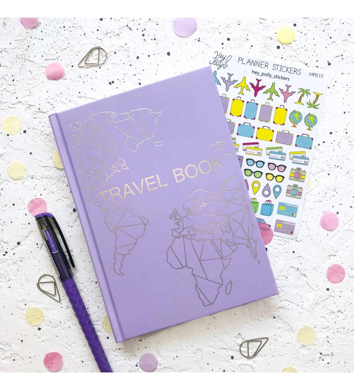 Тревелбук "Travel Book" lavender