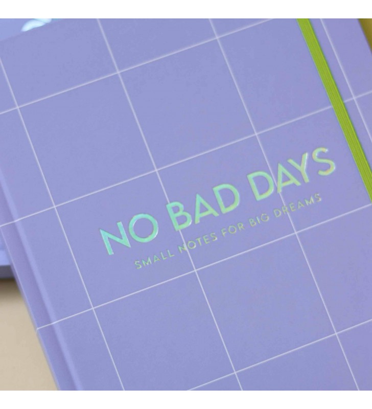 Блокнот "No bad days" violet