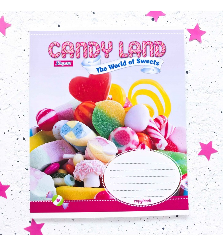 Тетрадь =48 "Candy land" candys