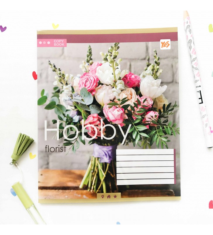 Тетрадь #24 "Hobby" florist
