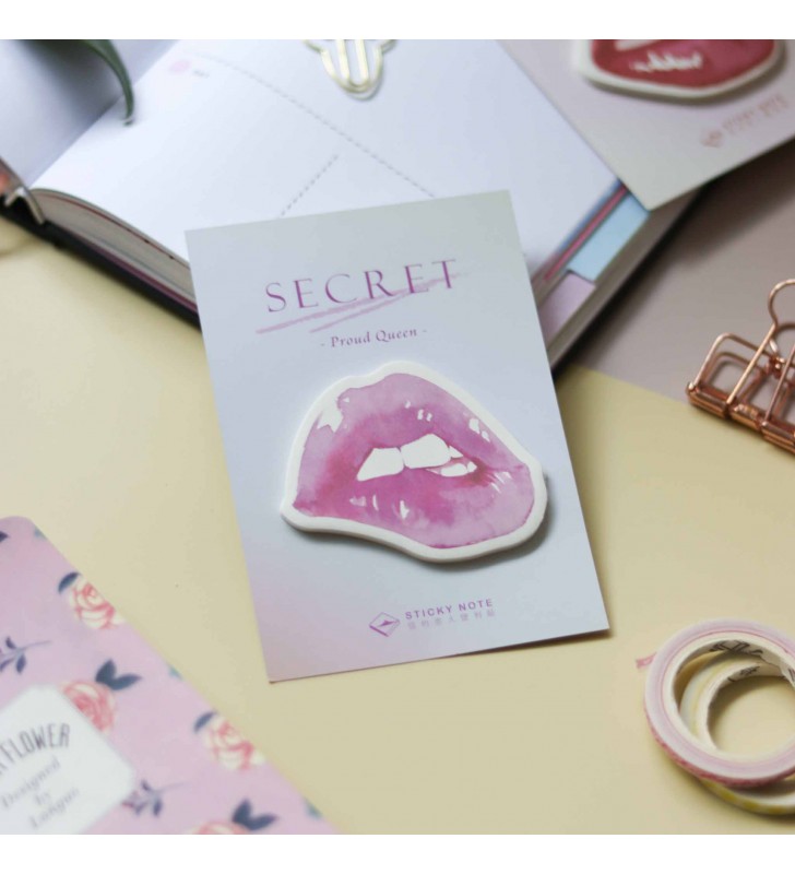 Стикеры "Lip secret" violet