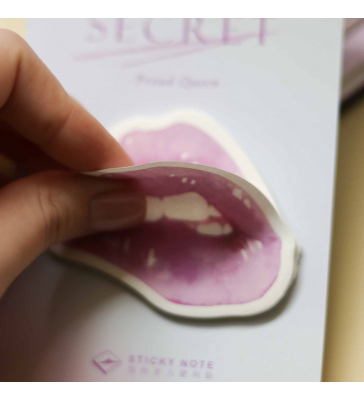Стикеры "Lip secret" violet