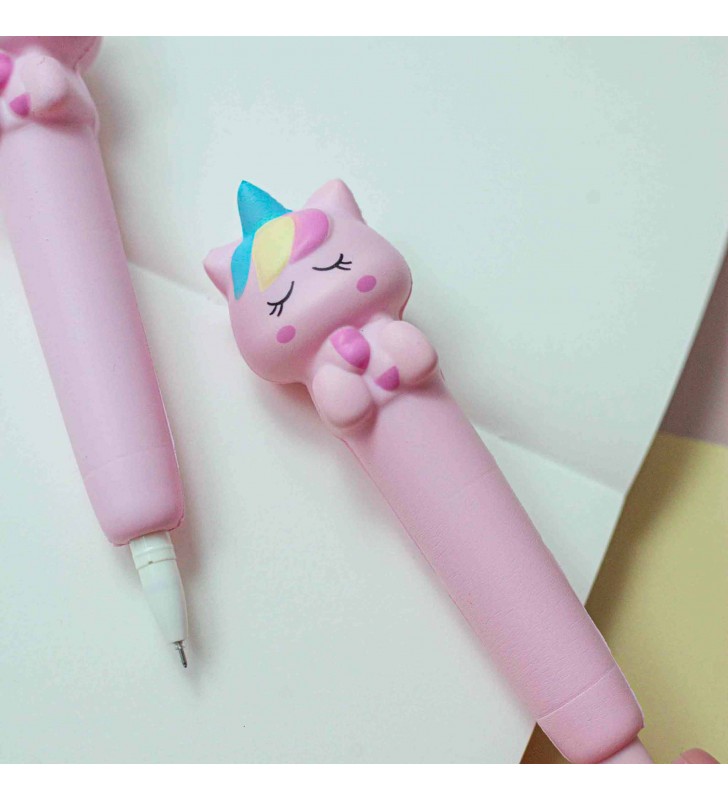 Ручка-сквиши "Розовый единорог"