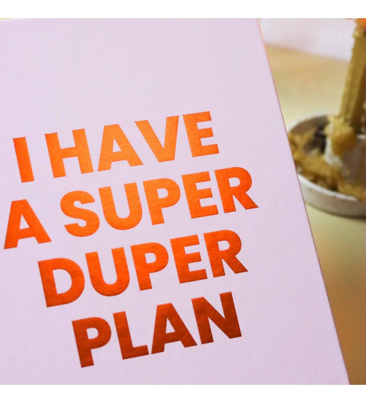 Недельный планер "I have a super duper plan" pink