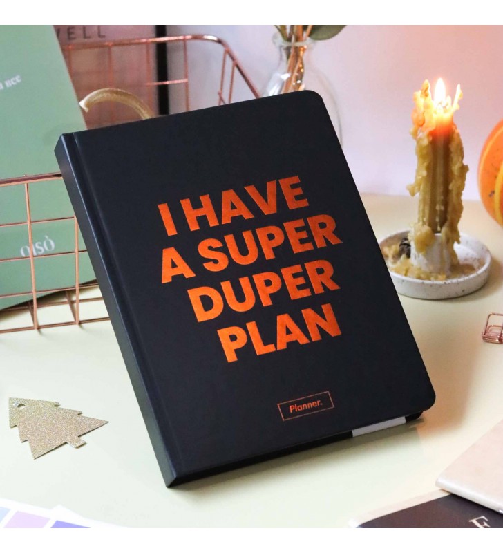 Недельный планер "I have a super duper plan" black