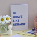 Блокнот в точку "Be brave" ua - Фото 1
