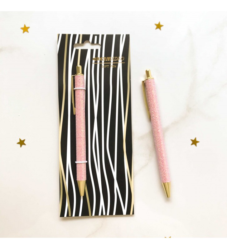 Ручка "Pink" с блестками