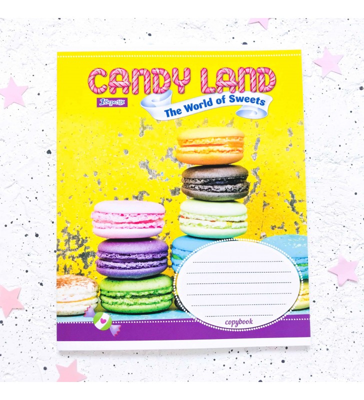 Тетрадь #18 "Candy land" macarons
