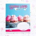 Тетрадь #18 "Candy land" cupcake - Фото 1
