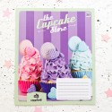 Тетрадь #18 "Cupcake store" cupcakes violet - Фото 1
