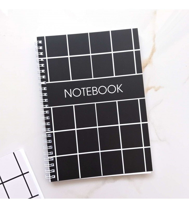 Блокнот в клеточку "Notebook black"